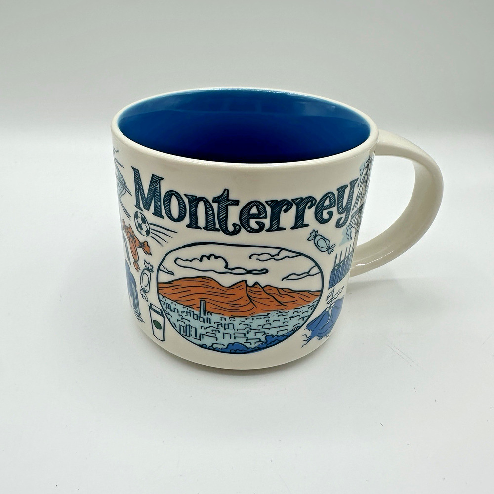 Starbucks Monterey Mexico Been There Series Mug 14oz Ceramic Collector No Box
